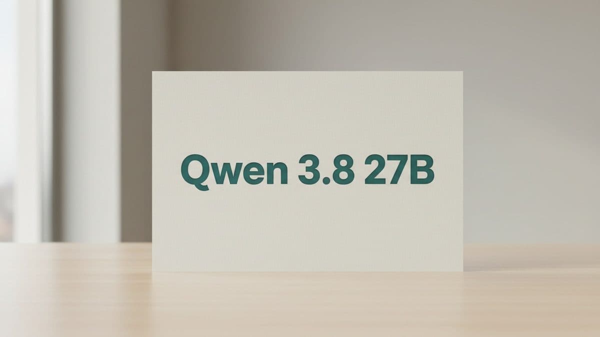 Qwen 3.8 27B runs at 1500 tokens/s on Cerebras: what changes for those building with AI