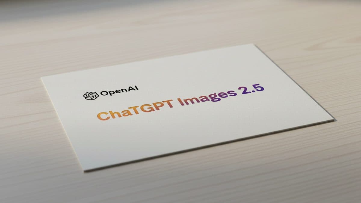 ChatGPT Images 2.5 arrives in the API with two models and a focus on precise editing