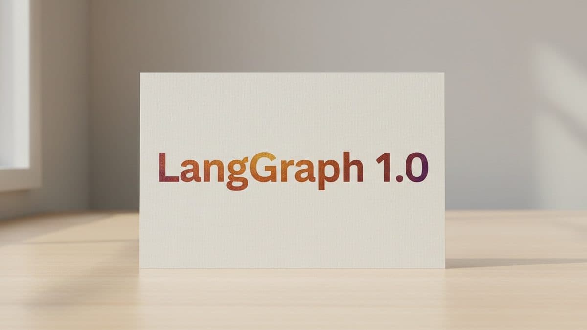 LangGraph 1.0 stabilizes the API: how to migrate agents without breaking production
