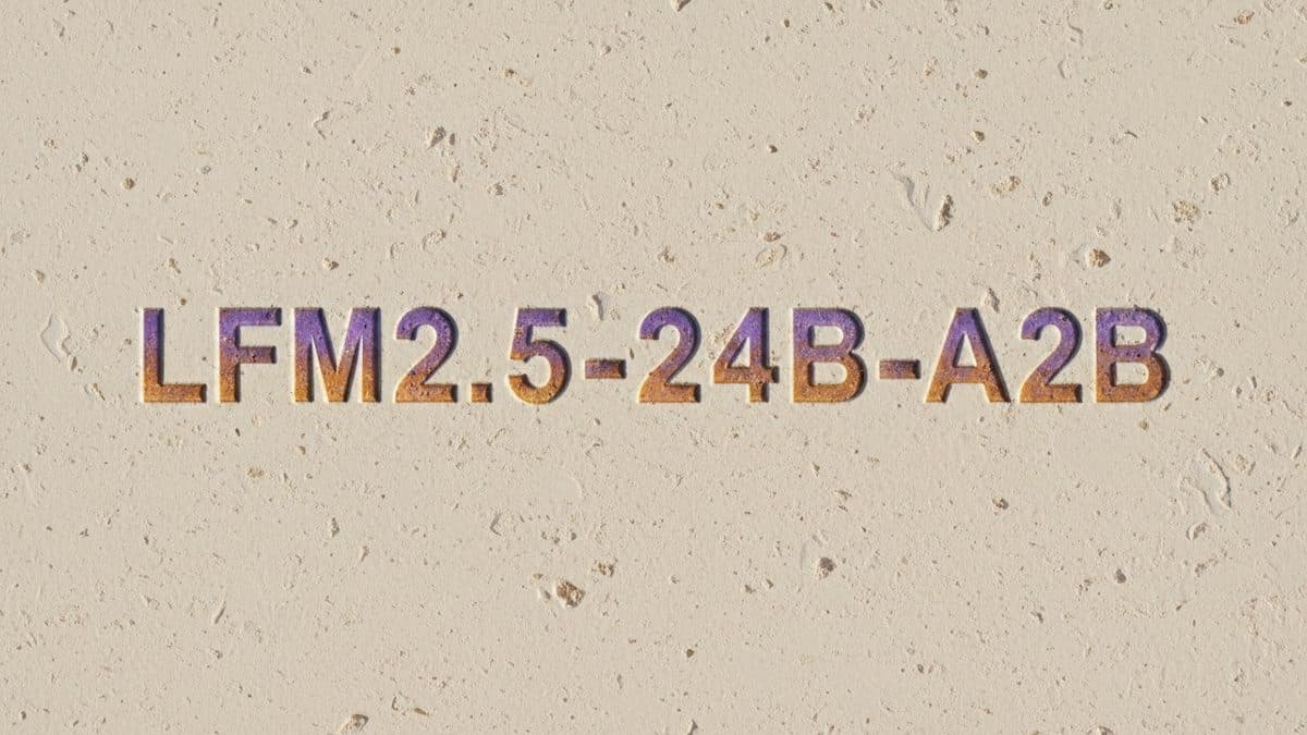 LFM2.5-24B-A2B runs local AI agents with just 2B active parameters