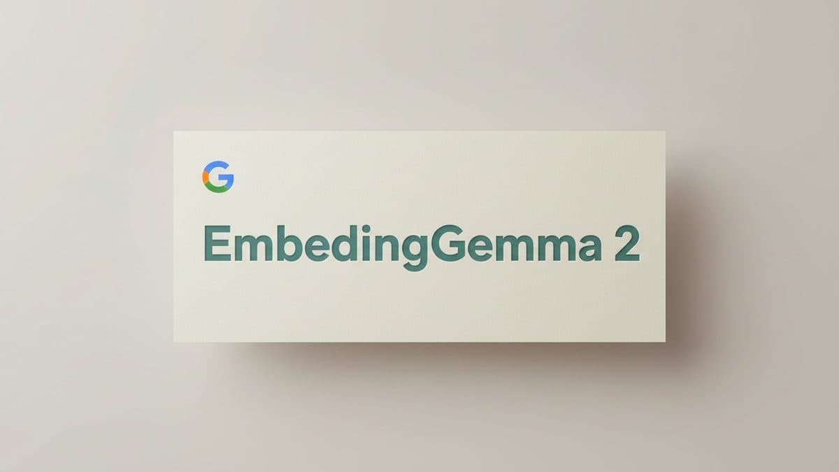 Google launches EmbeddingGemma 2 with support for code, image, video, and audio in a single vector space