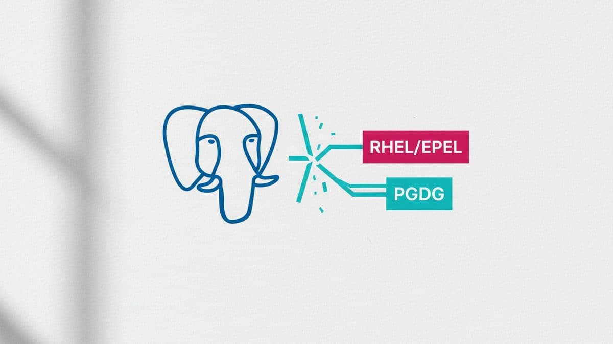 PostgreSQL RPM repository reduces EPEL dependency on RHEL